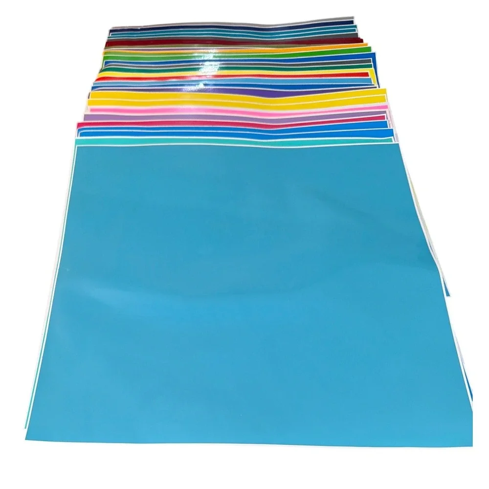 Permanent Adhesive Vinyl Sheets 12x12 Multicolor 29 Pc